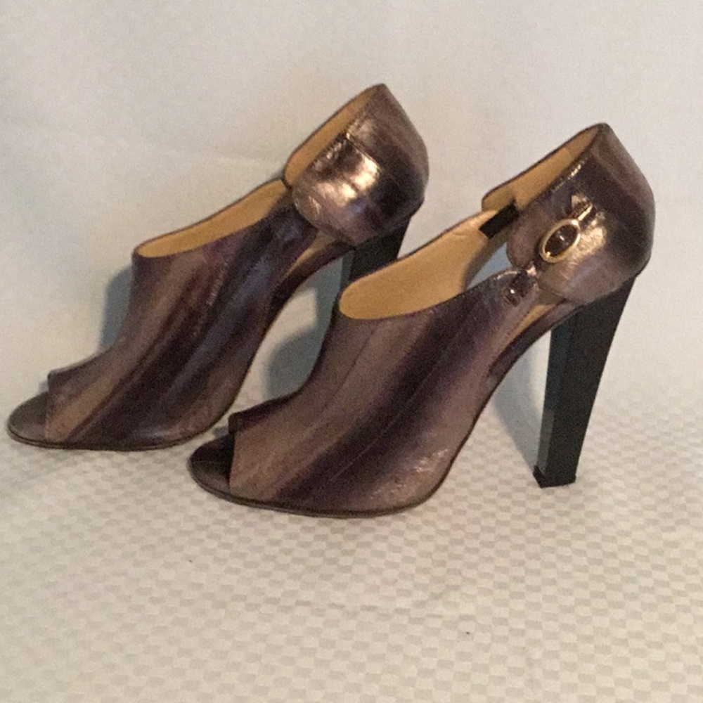Jimmy Choo Purple and Black High Heels